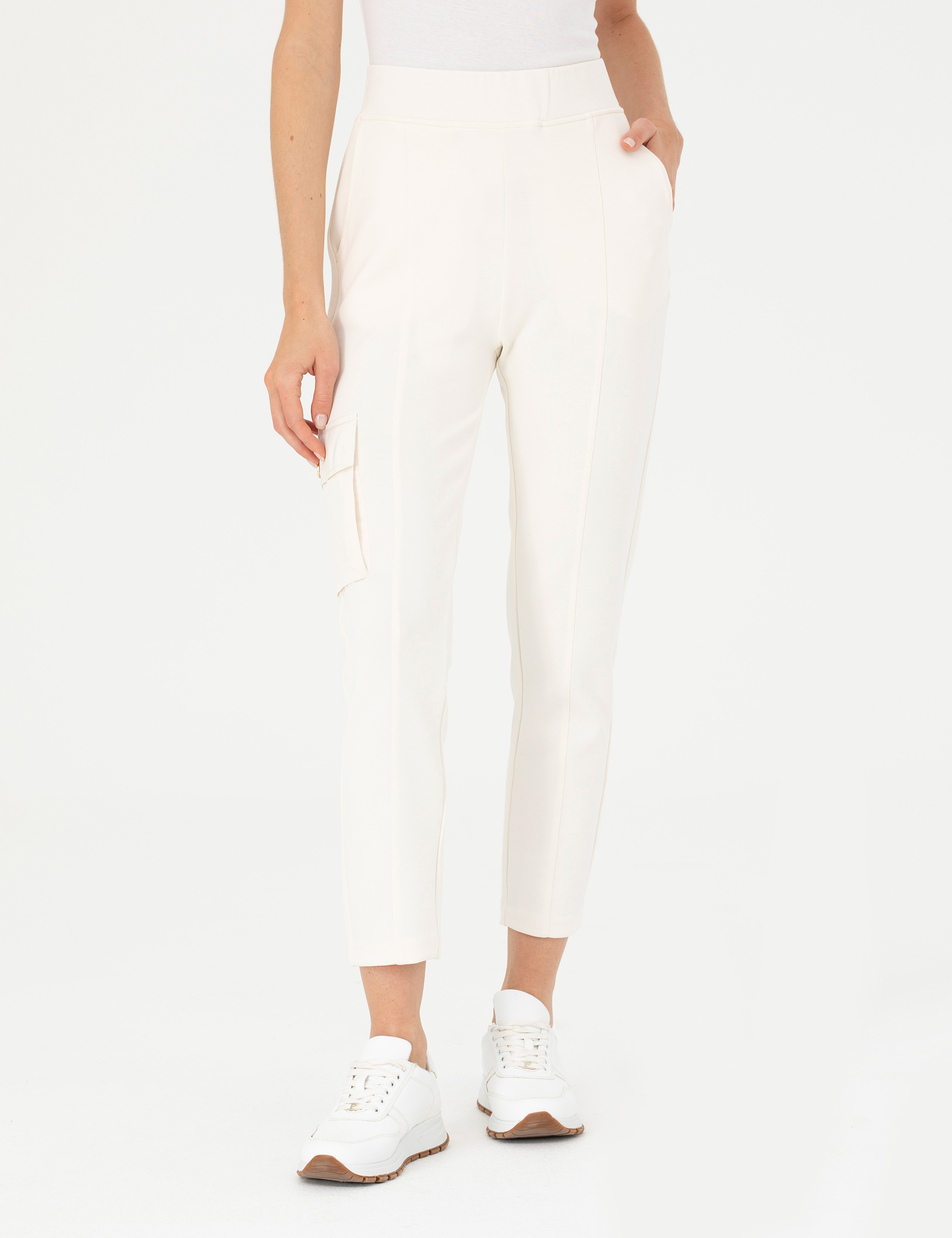Krem Regular Fit Eşofman Altı - Image 2