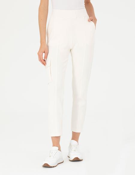 Krem Regular Fit Eşofman Altı - 50269074017