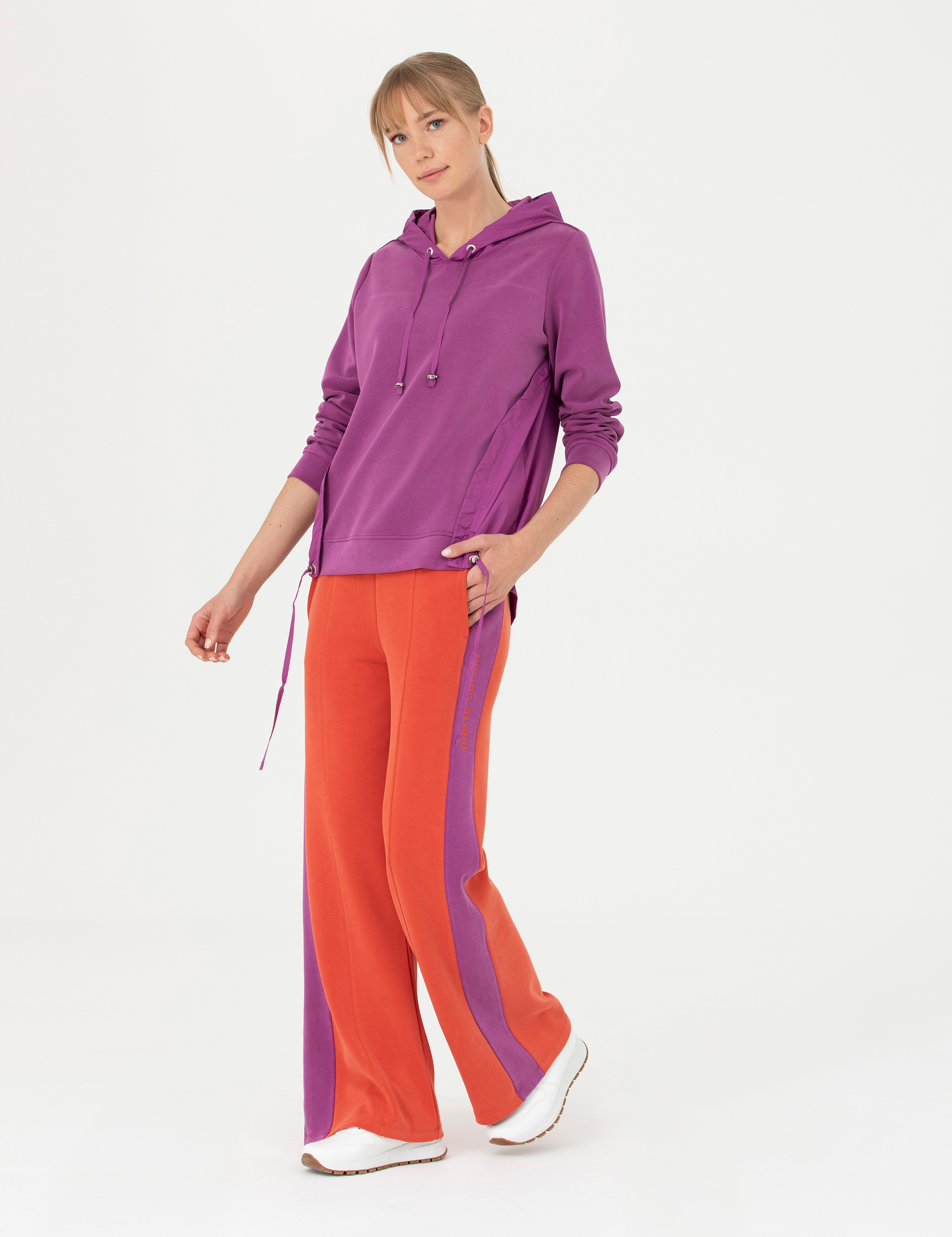 Kırmızı Flare Fit Eşofman Altı - Image 3