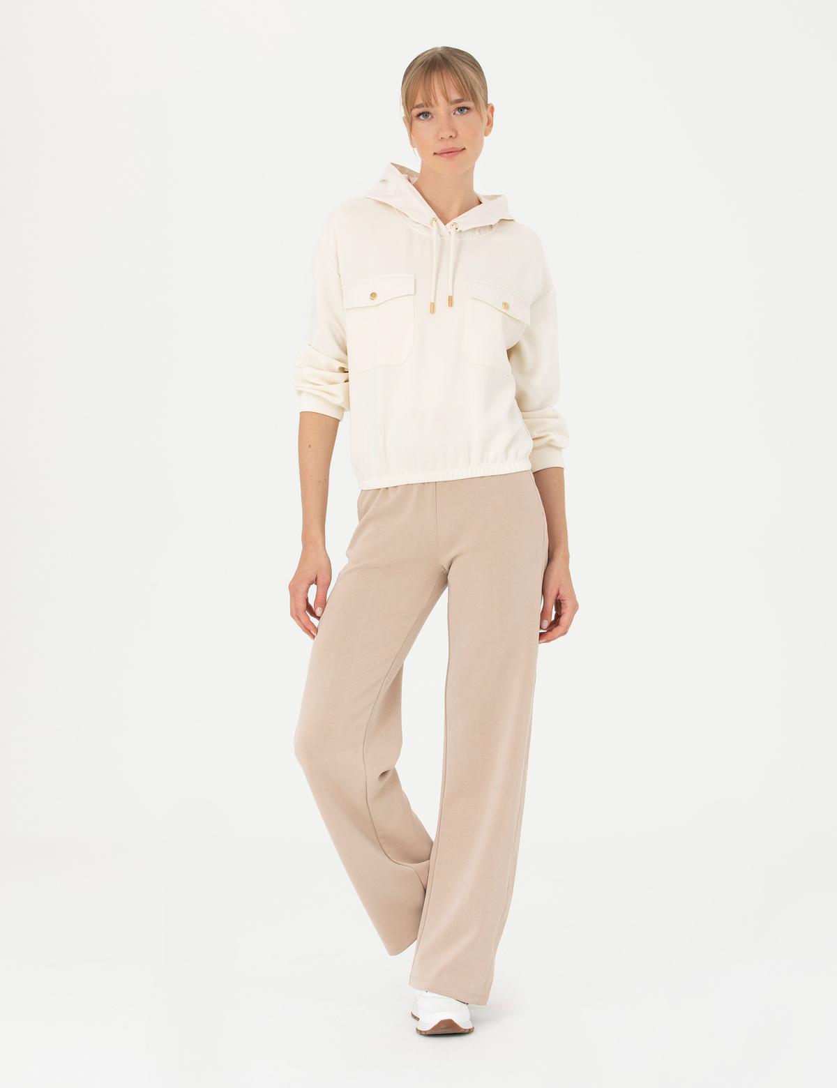 Krem Crop Top Sweatshirt - 50274233010