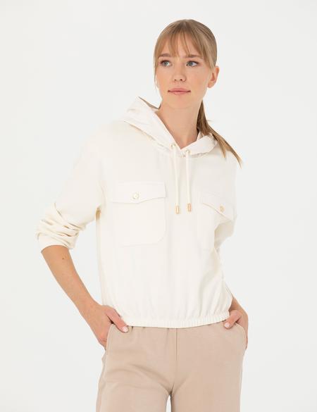 Krem Crop Top Sweatshirt - 50274233010