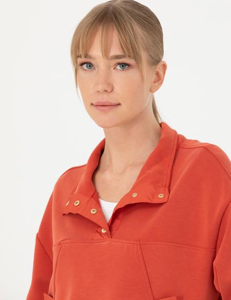 Kırmızı Comfort Fit Sweatshirt - 50275412010