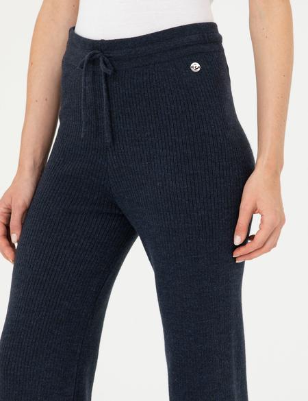 Lacivert Loose Fit Triko Pantolon - 50278172003