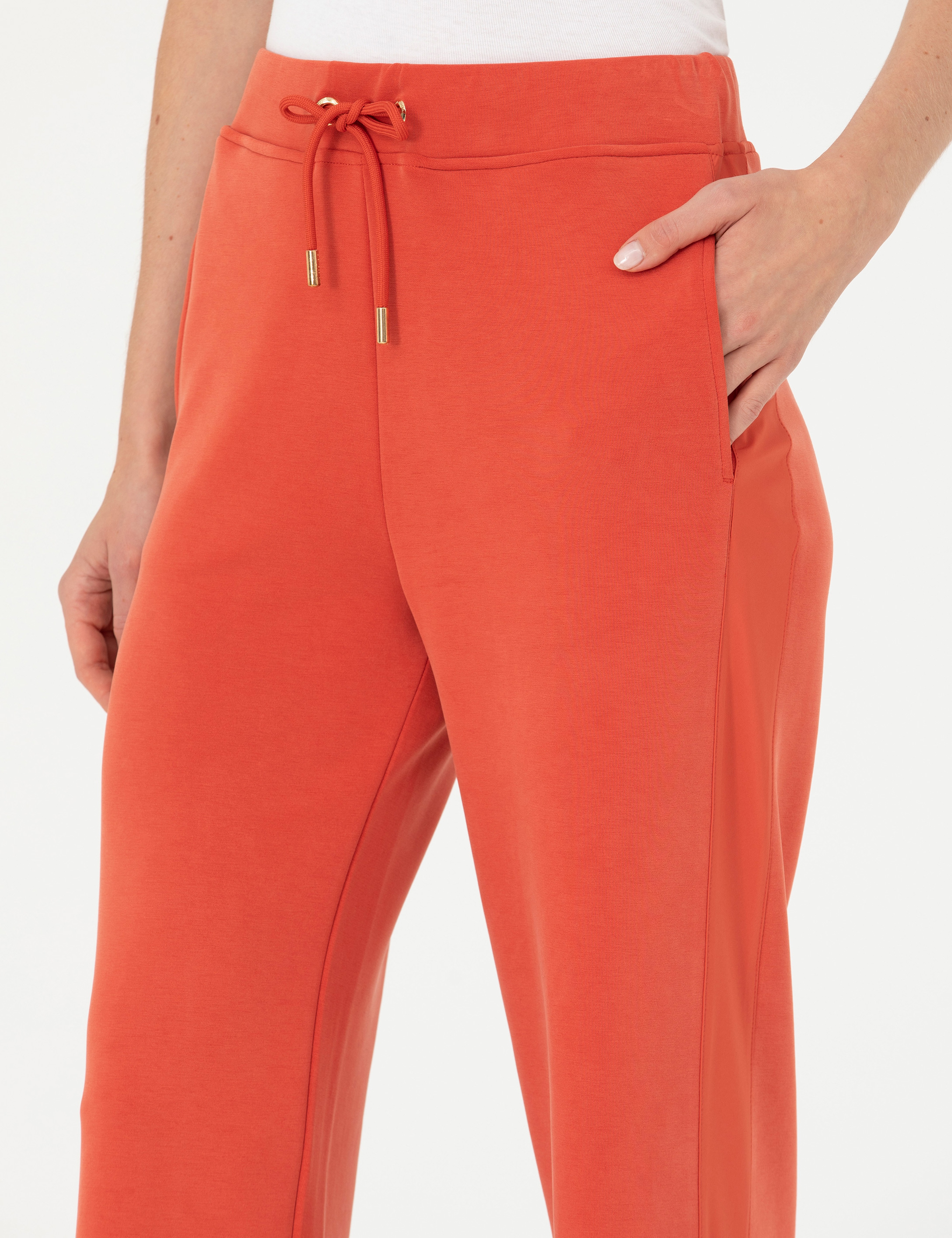 Kırmızı Loose Fit Eşofman Altı - Image 6