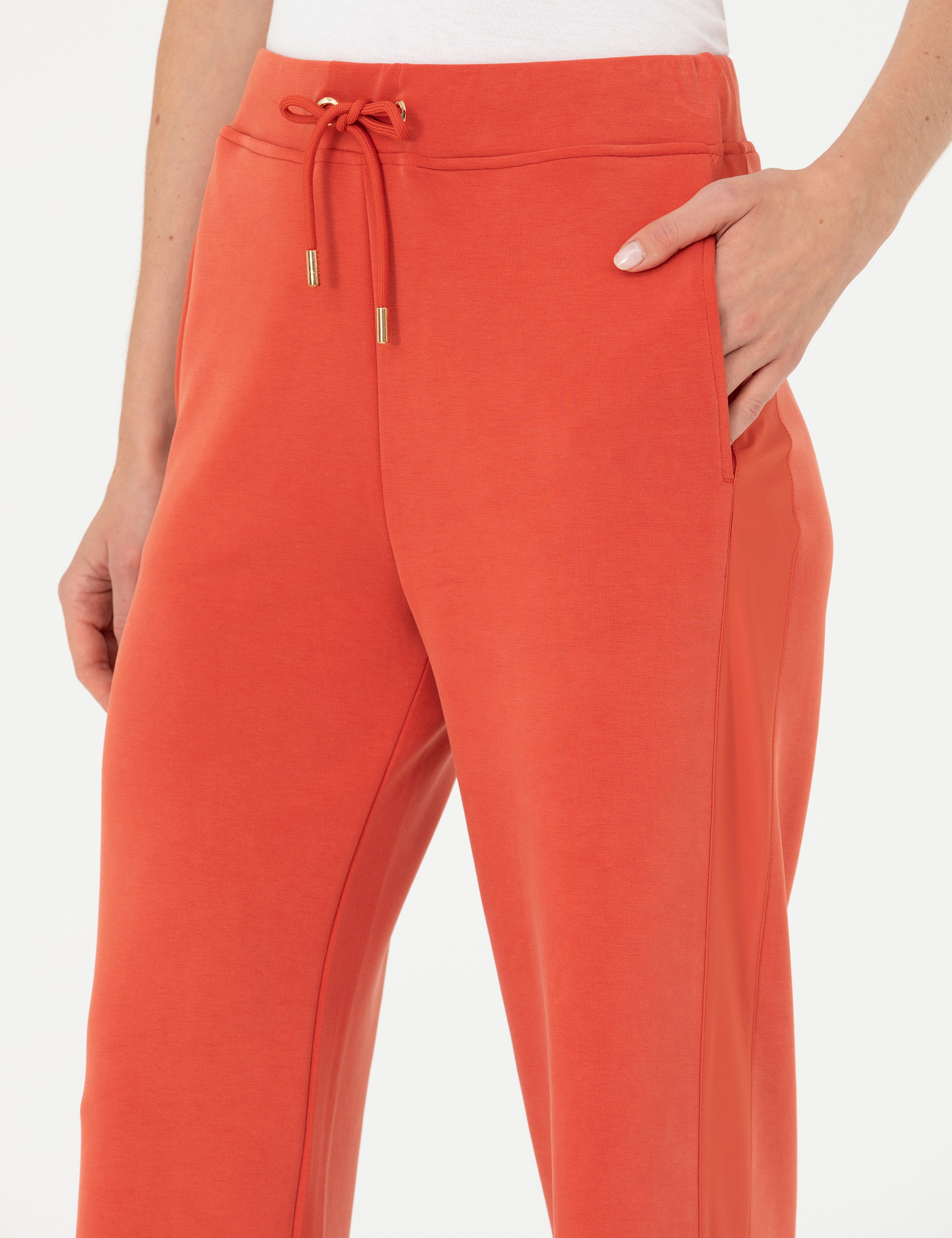 Kırmızı Loose Fit Eşofman Altı