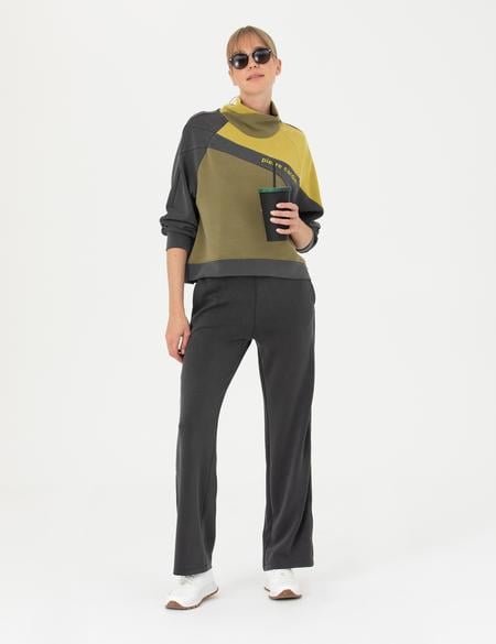 Antrasit Loose Fit Eşofman Altı - 50268286020