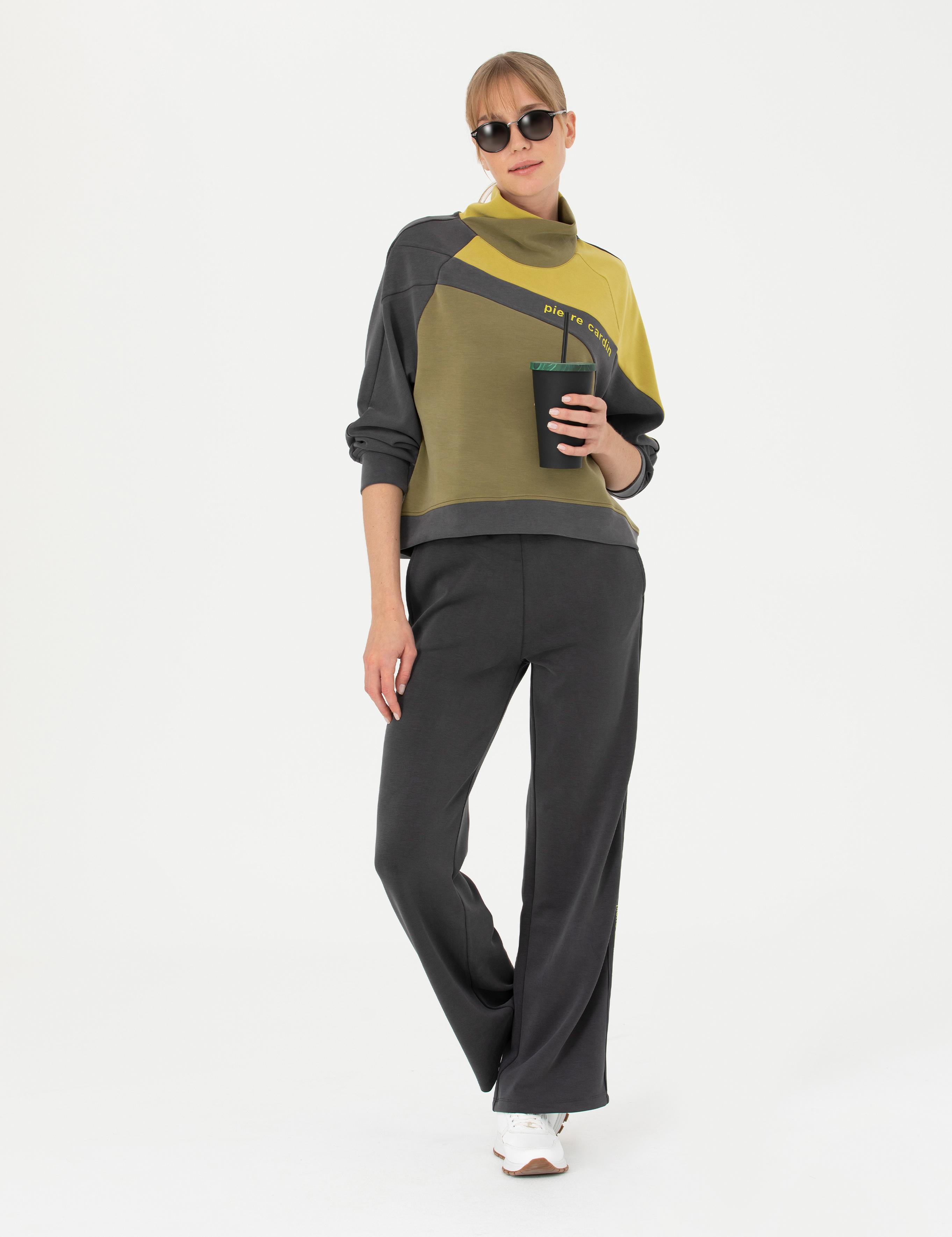 Antrasit Comfort Fit Sweatshirt