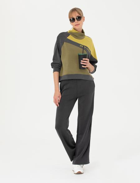 Antrasit Comfort Fit Sweatshirt - 50268284030