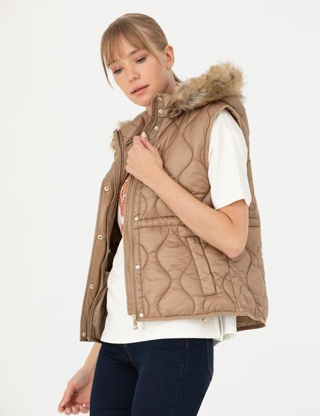 Camel Regular Fit Yelek - 50272228009