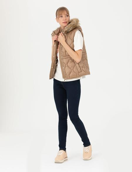 Camel Regular Fit Yelek - 50272228009