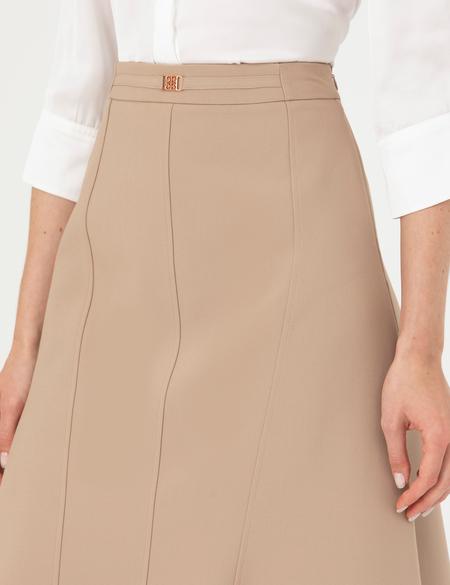 Bej Dokuma Etek - 50273765043