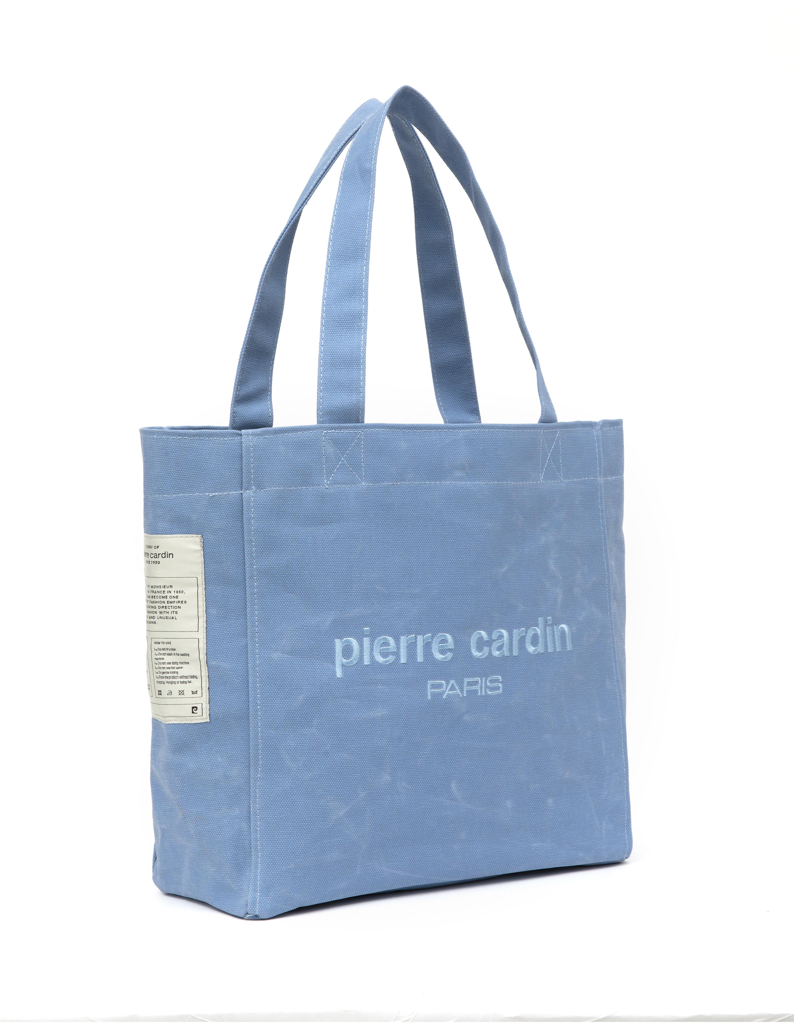 Mavi Kanvas Kol Çantası