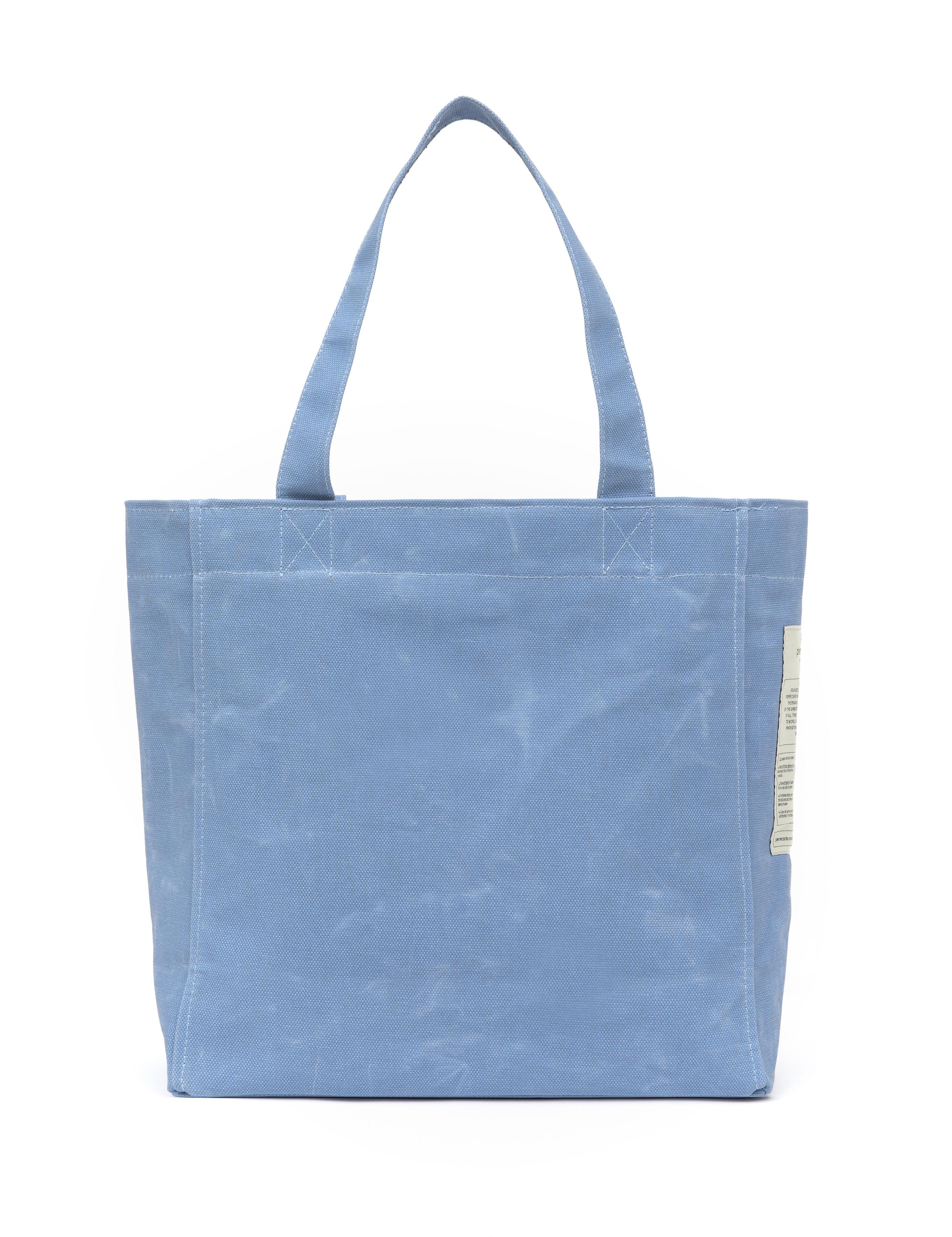 Mavi Kanvas Kol Çantası