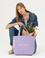 Mor Kanvas Kol Çantası