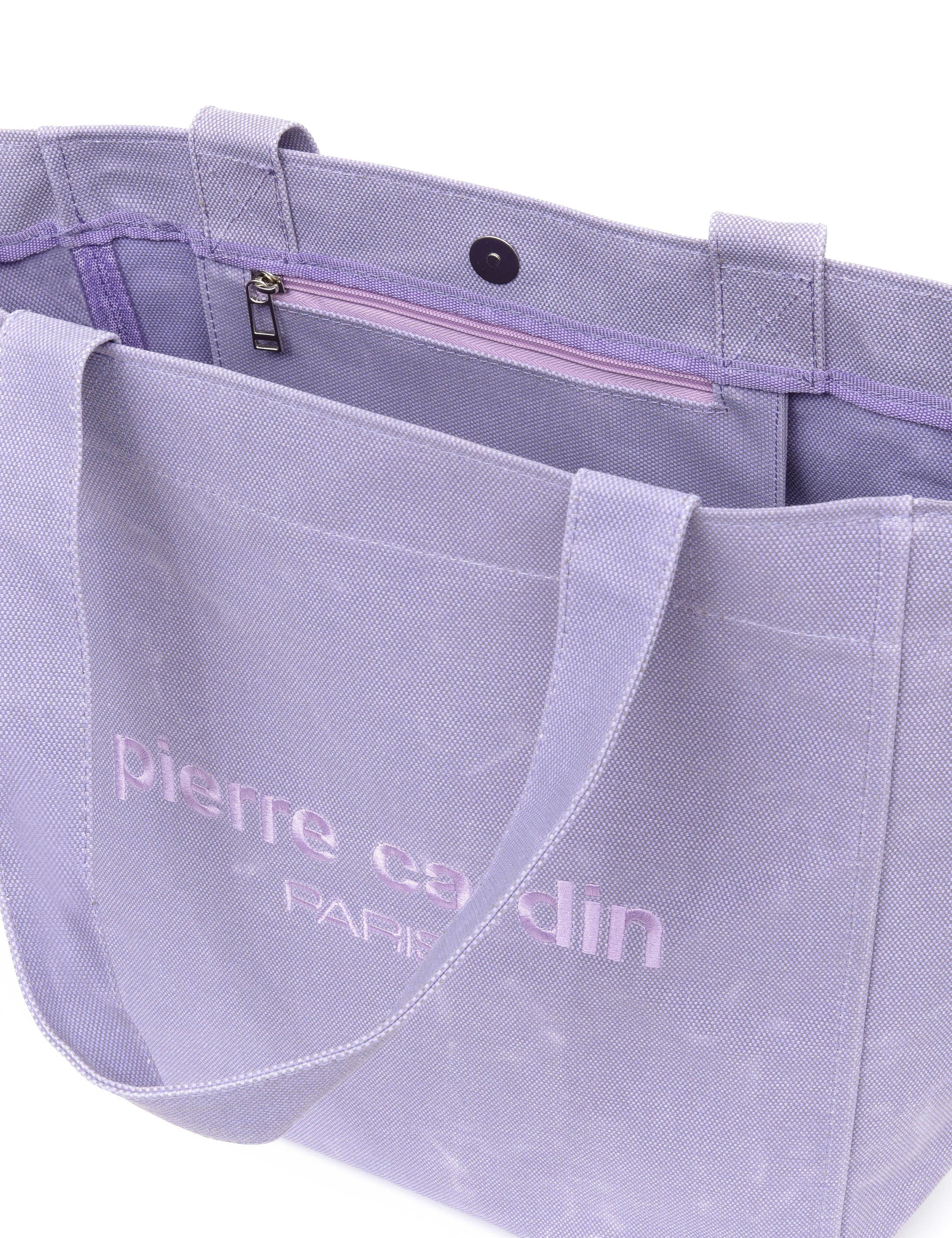 Mor Kanvas Kol Çantası