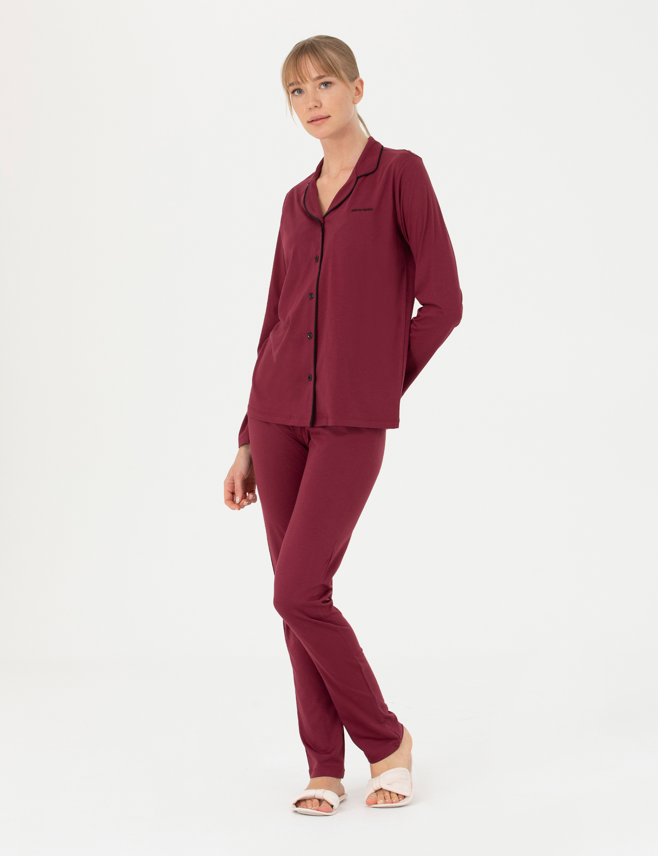 Bordo Pijama Takımı - Image 3