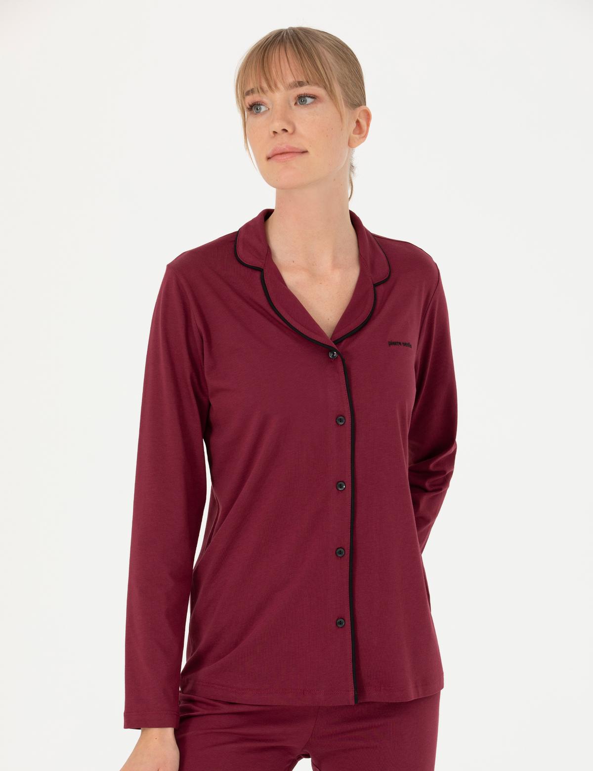 Bordo Pijama Takımı - 50286399017