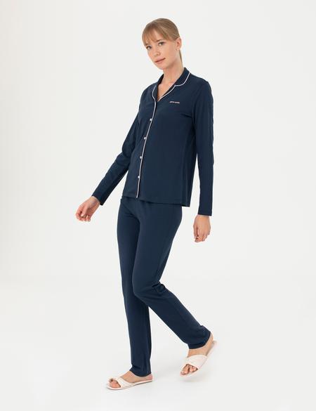 Lacivert Pijama Takımı - 50286399027