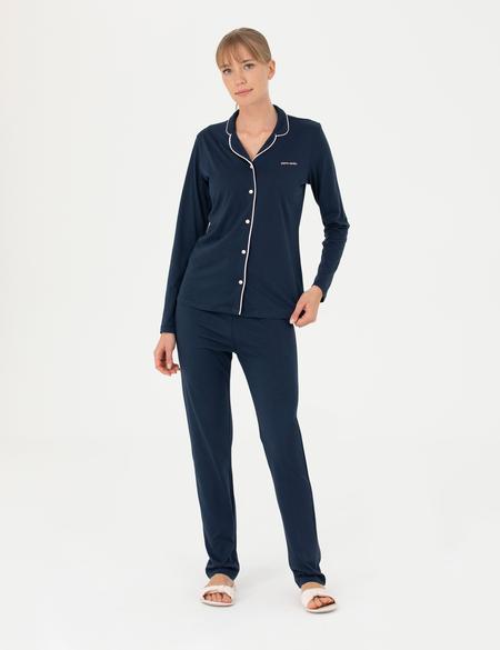 Lacivert Pijama Takımı - 50286399027