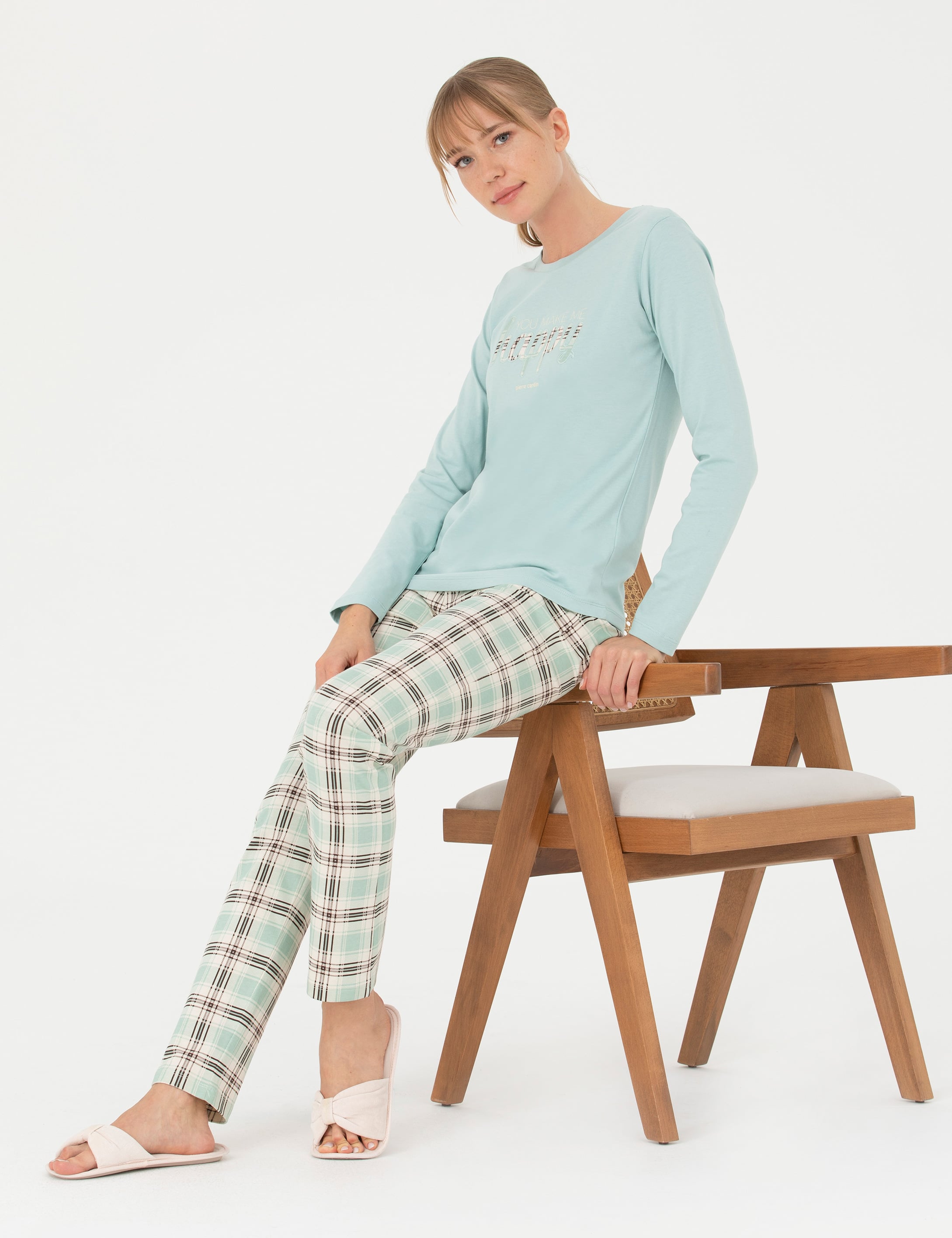 Mint Pijama Takımı