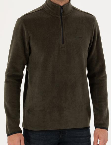 Koyu Haki Regular Fit Sweatshirt - 50279469015