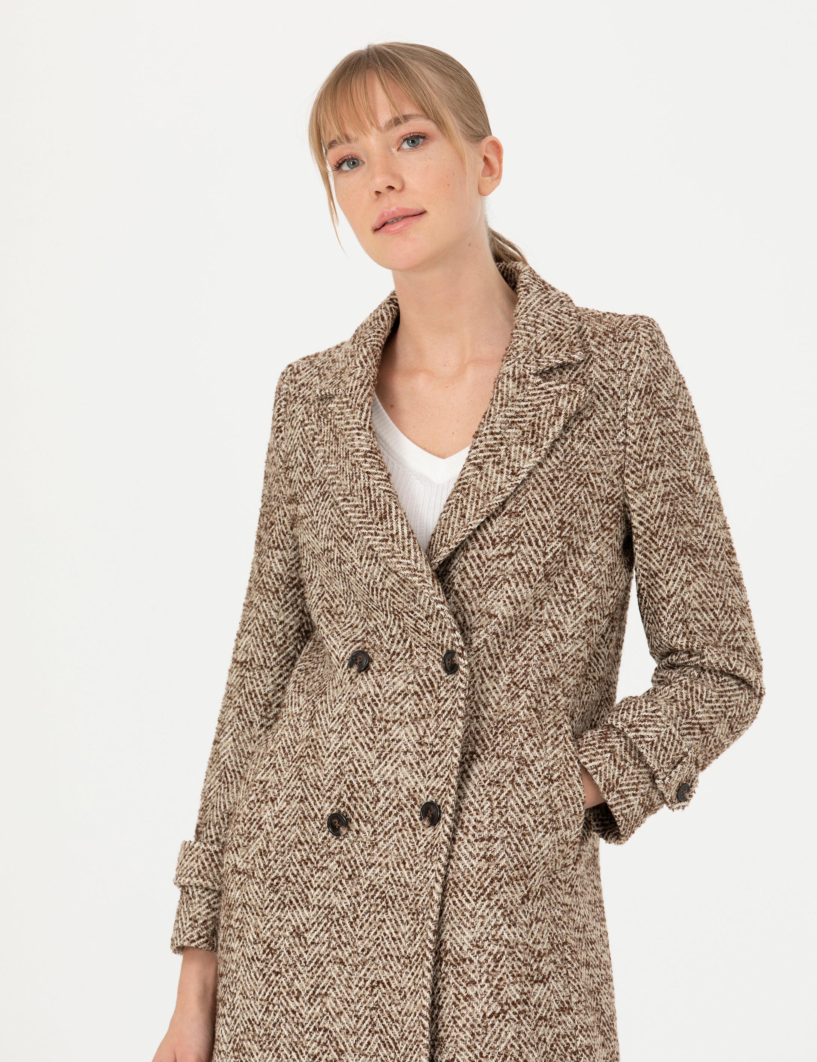 Kahverengi Kaşe Kaban