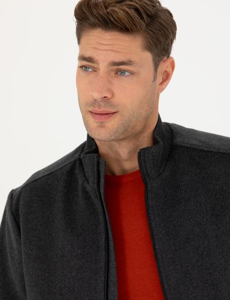 Antrasit Kaşe Mont - 50270901024