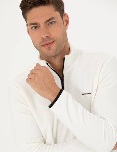 Ekru Regular Fit Sweatshirt