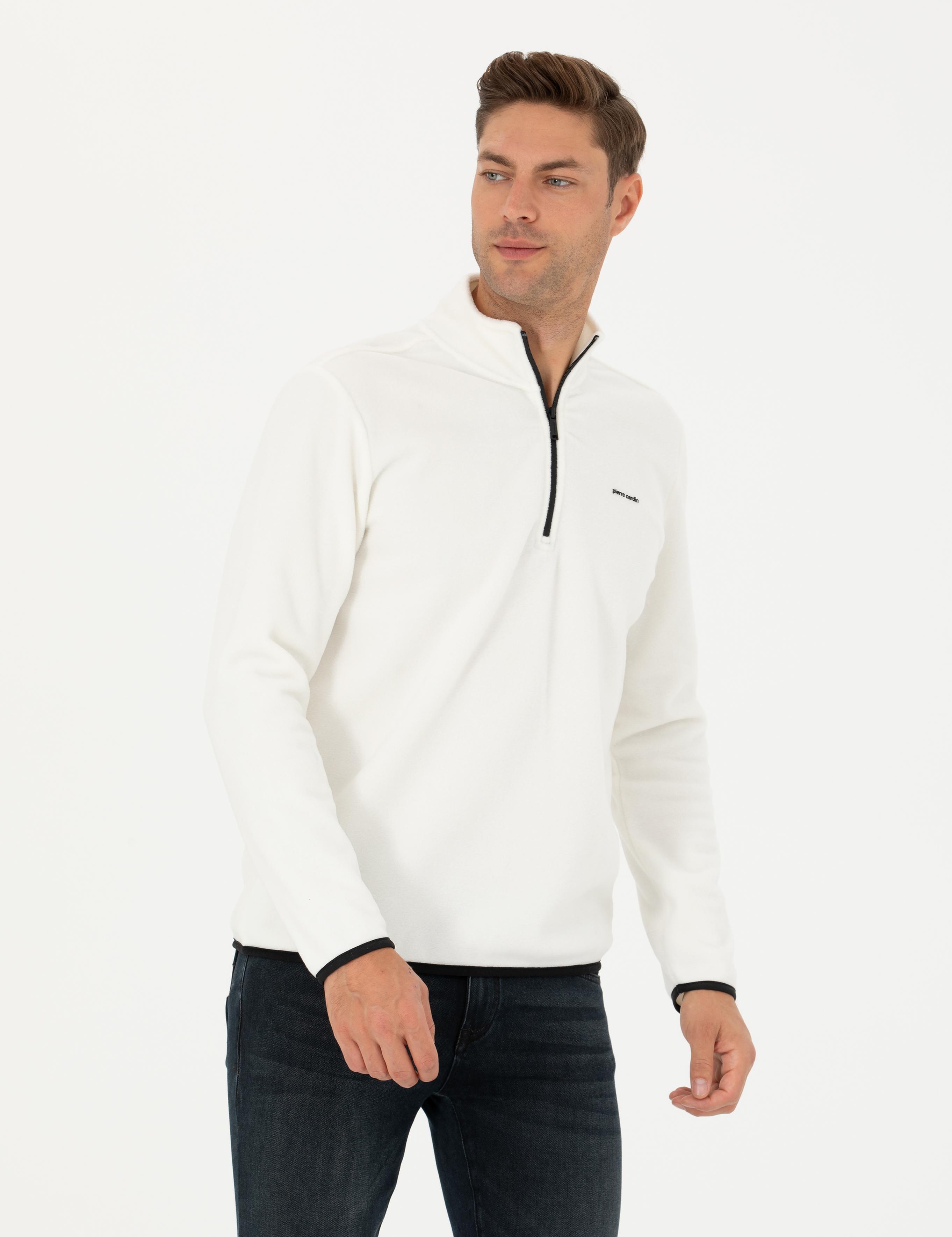 Ekru Regular Fit Sweatshirt