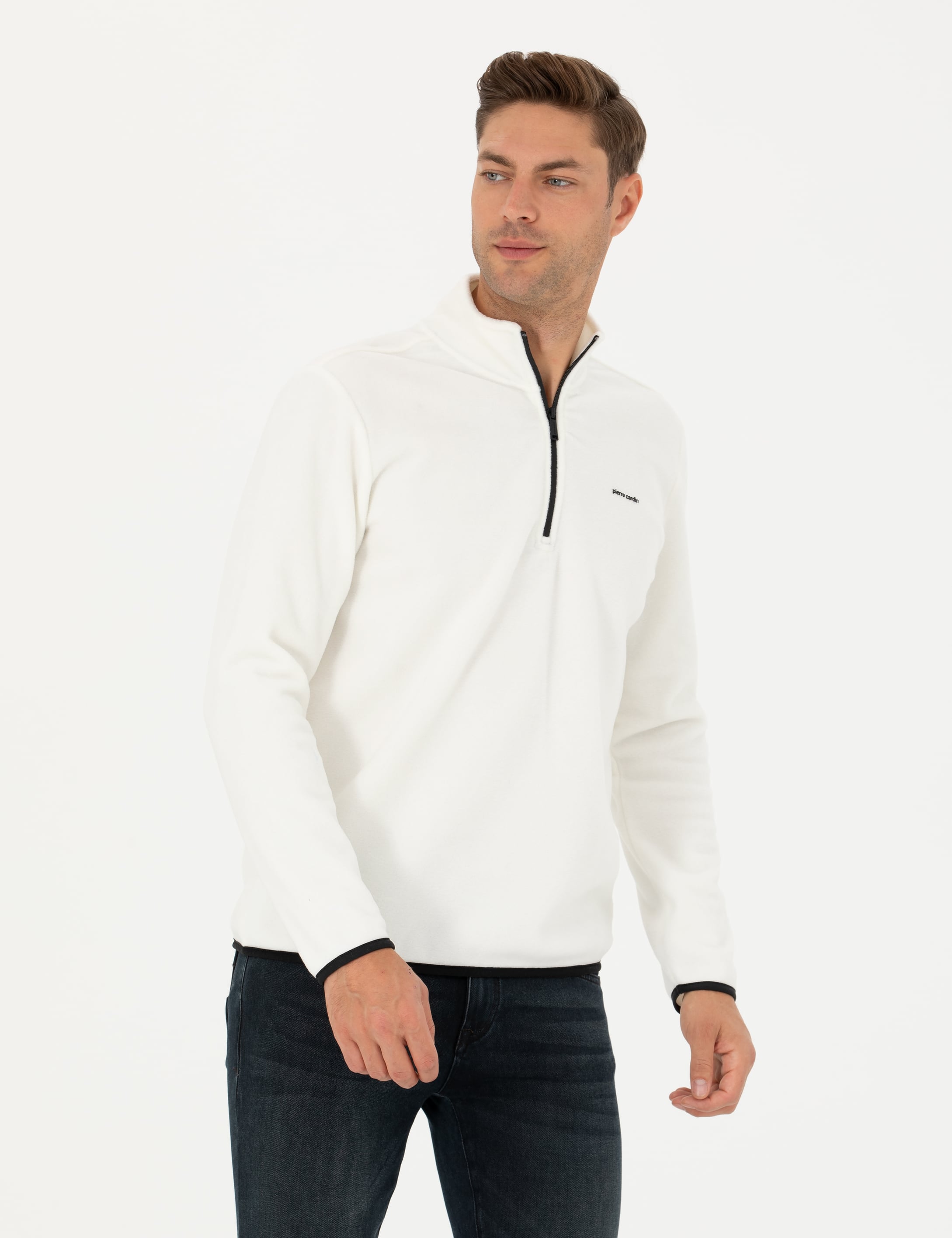 Ekru Regular Fit Sweatshirt - Image 4