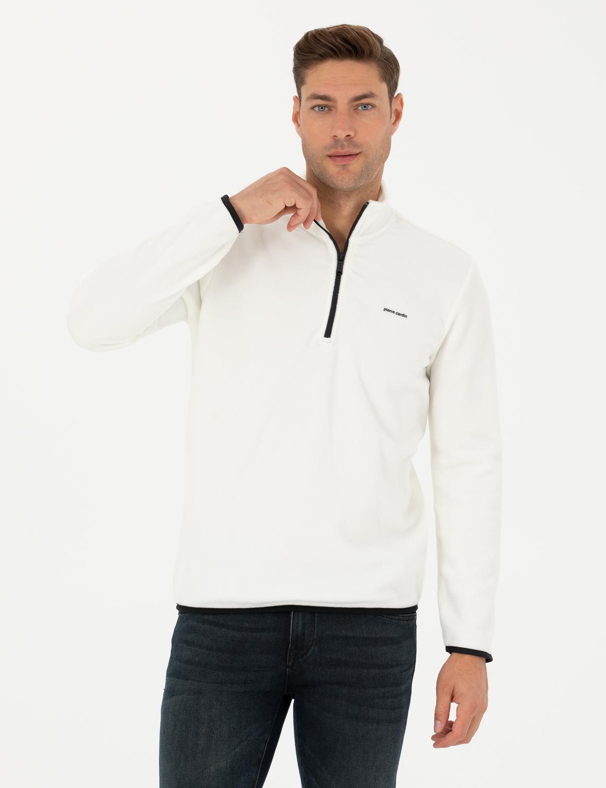 Ekru Regular Fit Sweatshirt