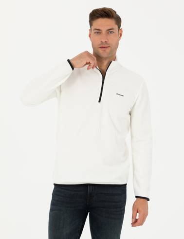 Ekru Regular Fit Sweatshirt