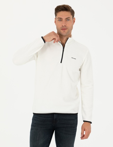 Ekru Regular Fit Sweatshirt