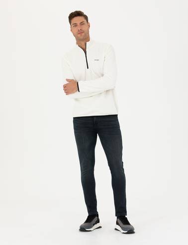 Ekru Regular Fit Sweatshirt