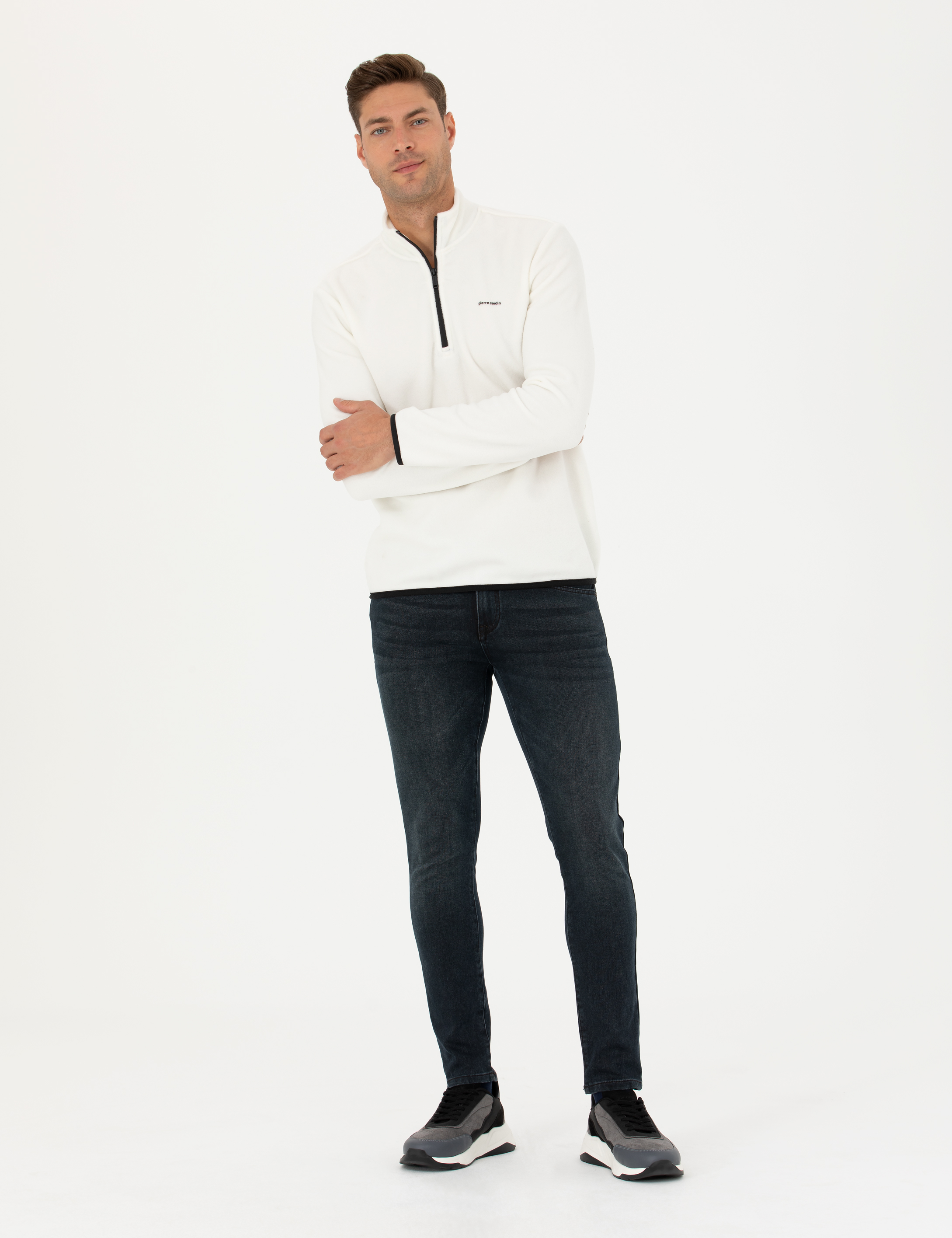 Ekru Regular Fit Sweatshirt