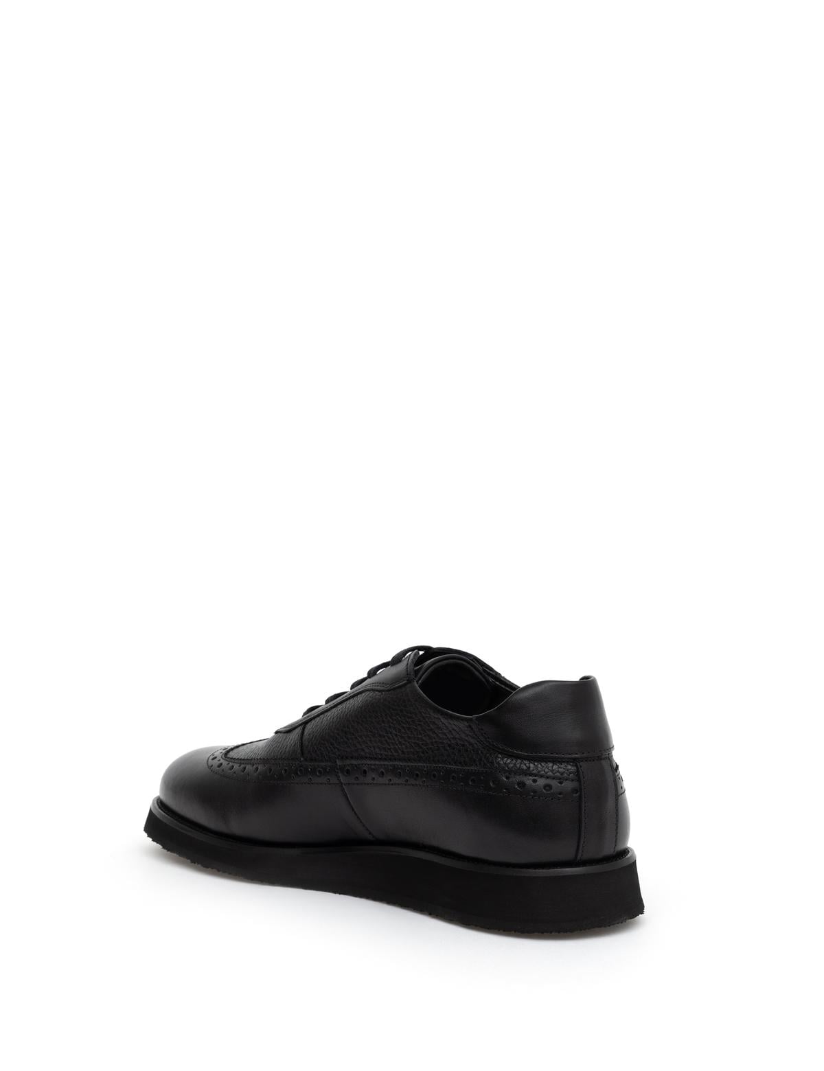 Siyah %100 Deri Casual Ayakkabı - 50277432003