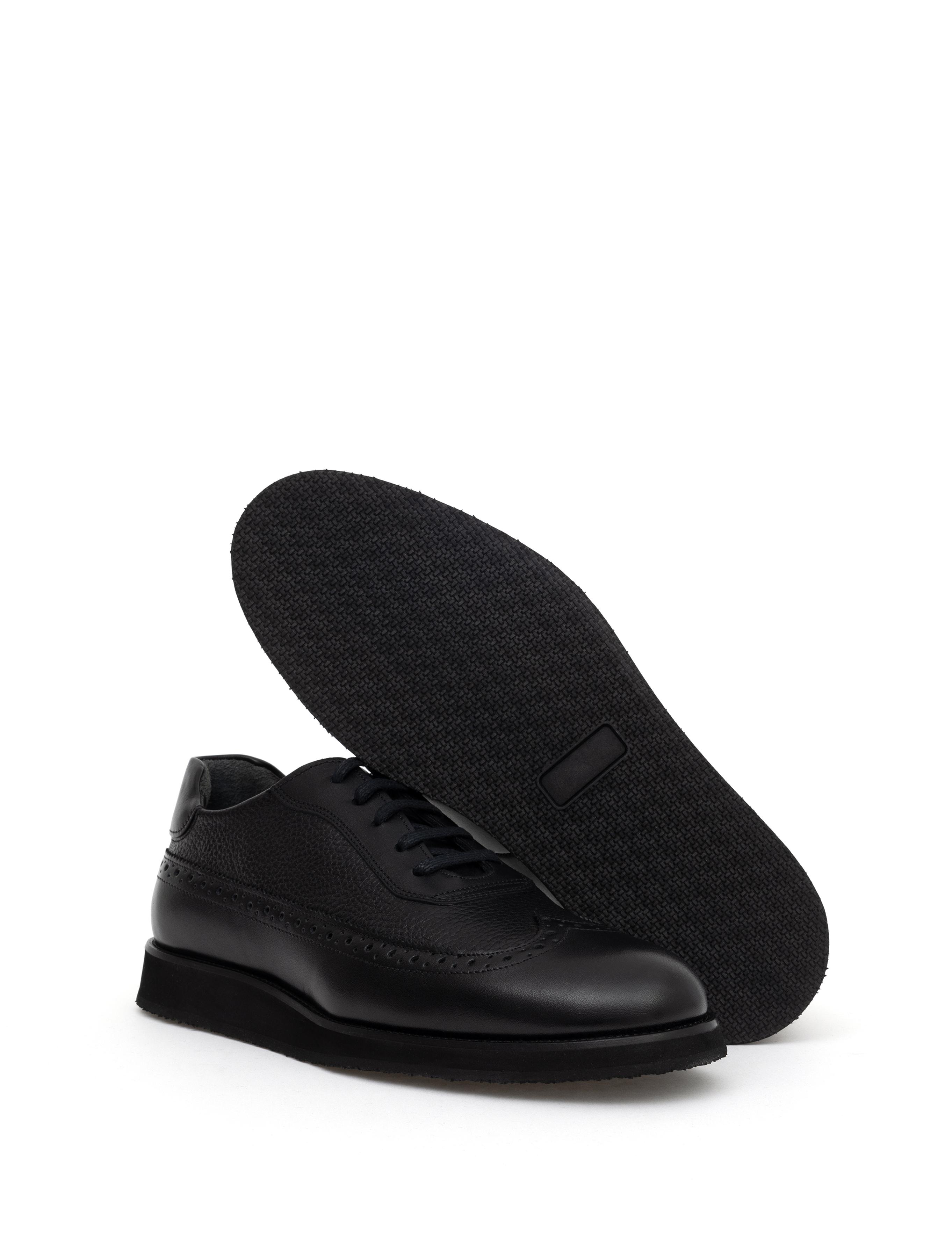 Siyah %100 Deri Casual Ayakkabı