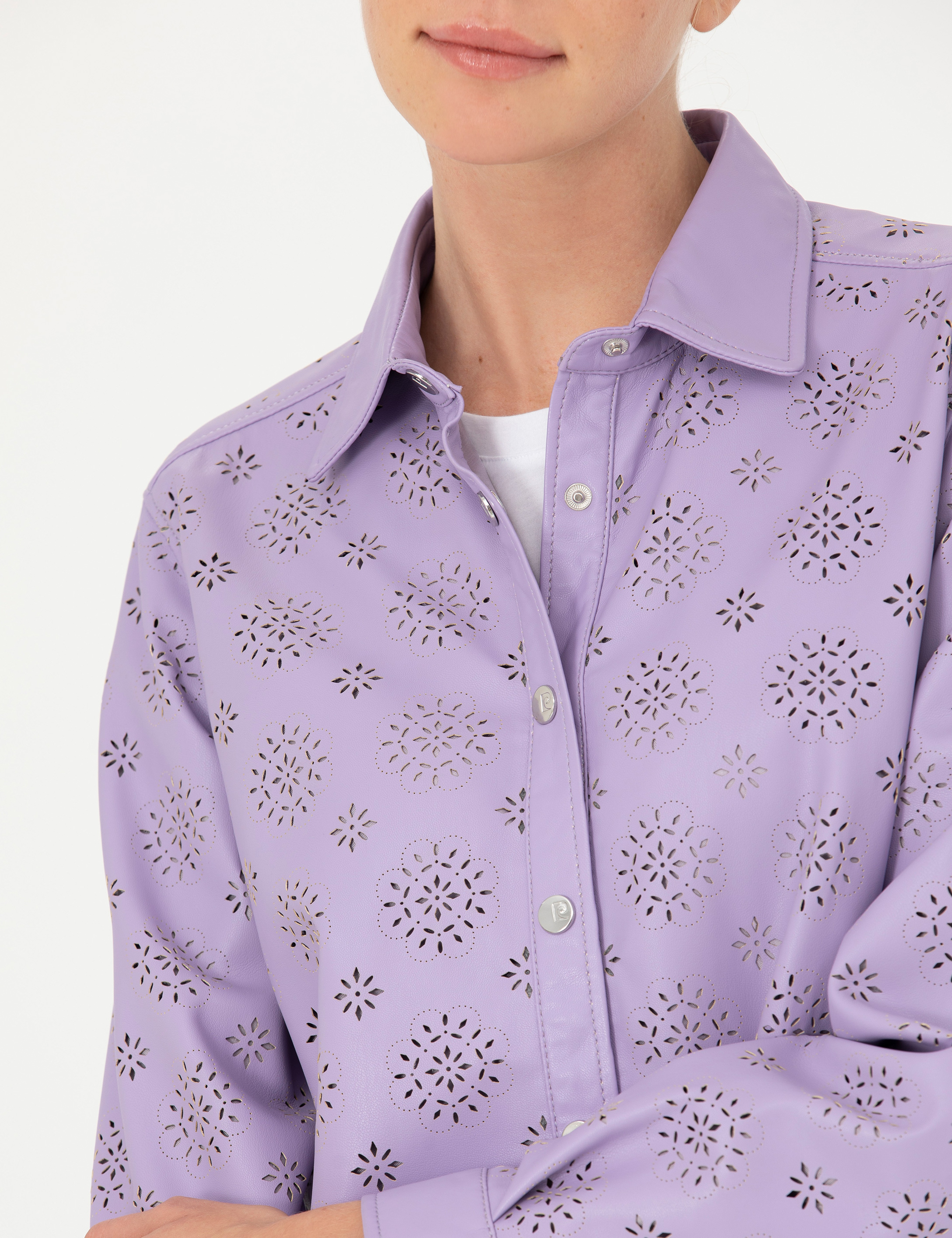 Eflatun Comfort Fit Uzun Kollu Gömlek - Image 6
