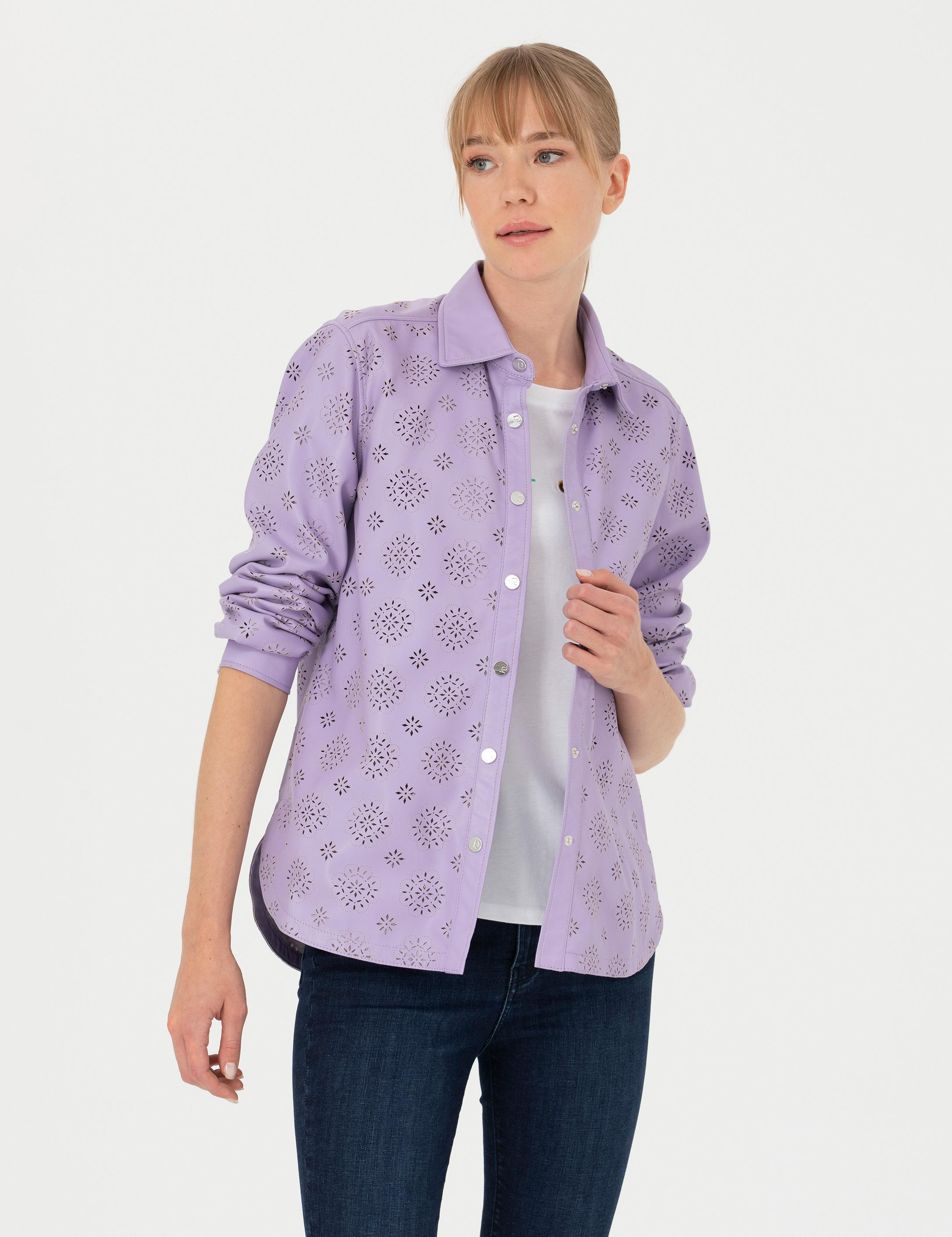 Eflatun Comfort Fit Uzun Kollu Gömlek