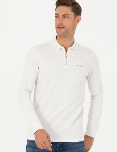 Ekru Regular Fit Sweatshirt