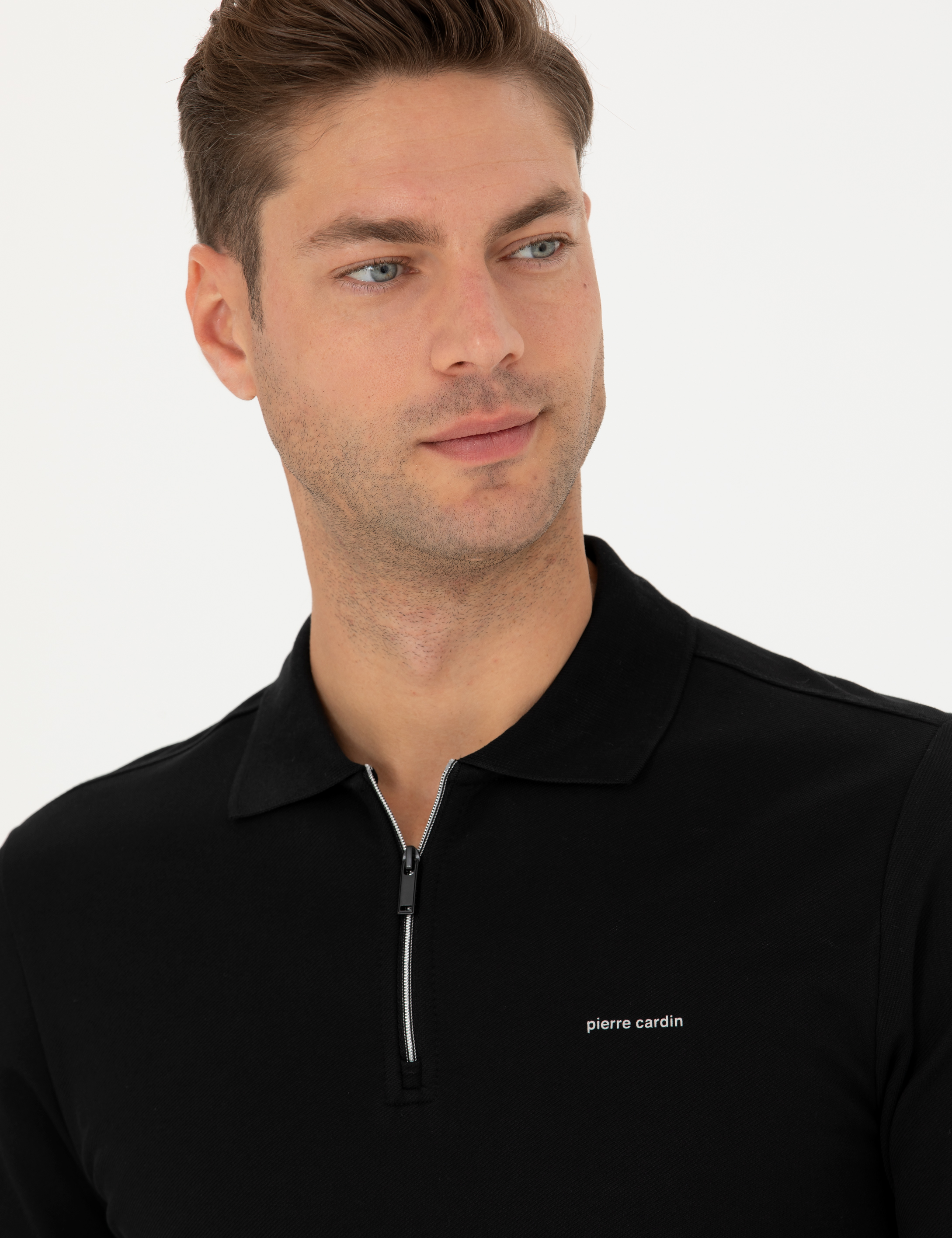 Pierre Cardin Siyah Regular Fit Sweatshirt görsel 4