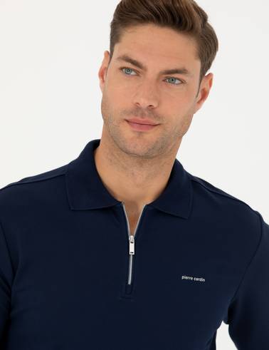 Lacivert Regular Fit Sweatshirt