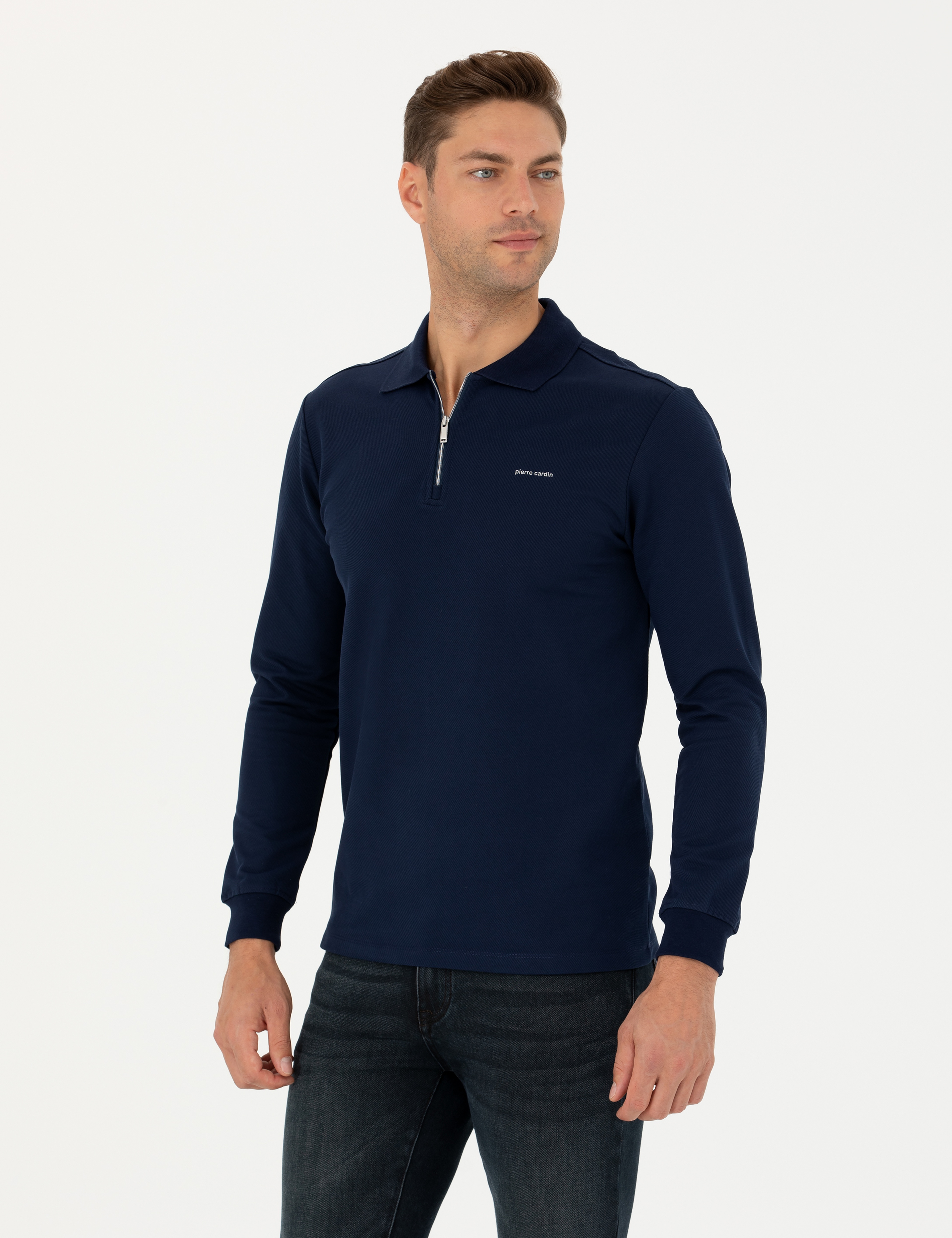 Lacivert Regular Fit Sweatshirt
