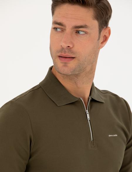 Koyu Haki Regular Fit Sweatshirt - 50273897043