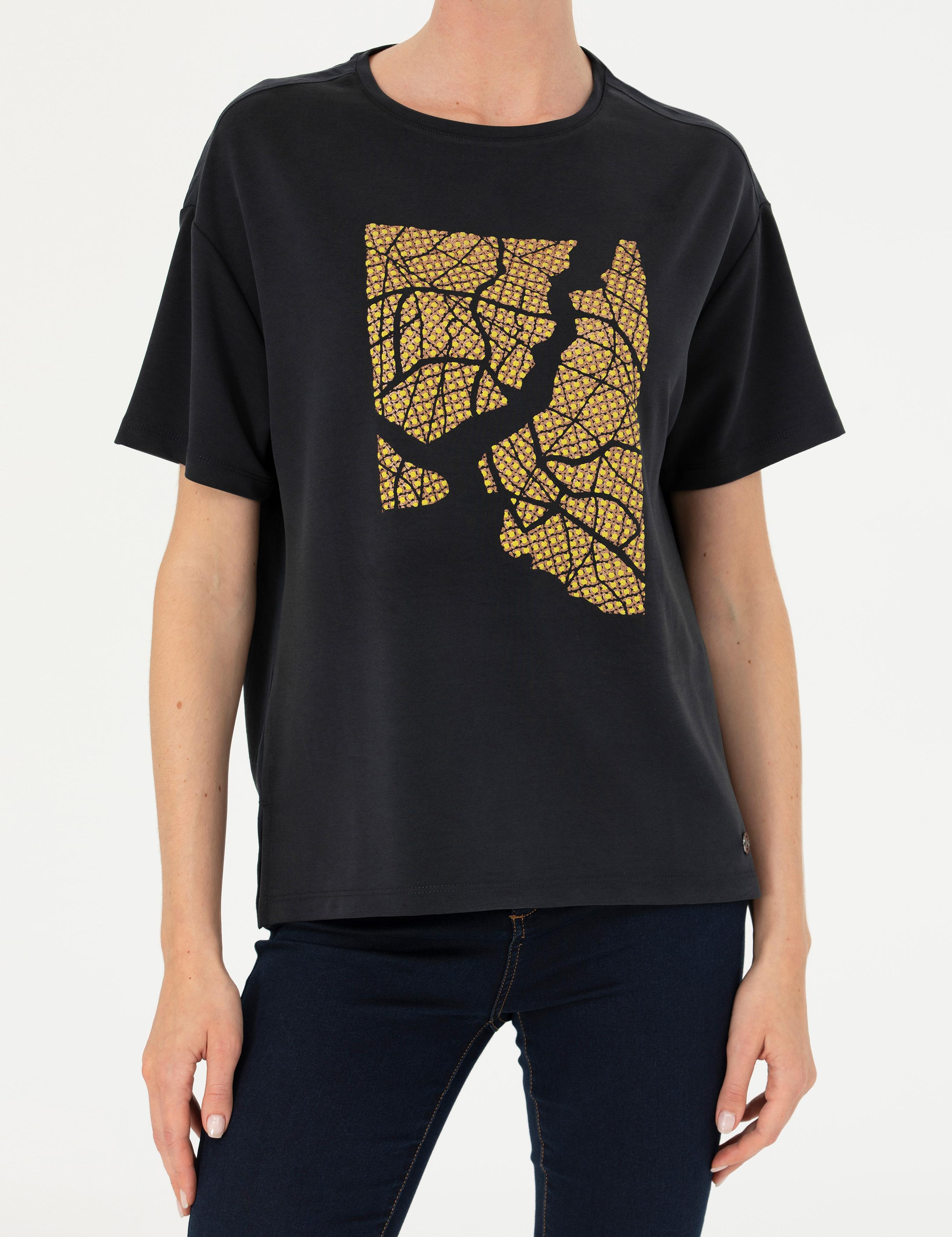 Antrasit Comfort Fit Tişört