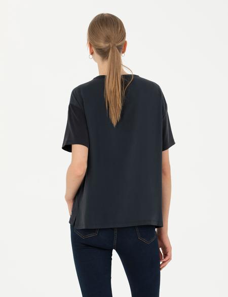 Antrasit Comfort Fit Tişört - 50273463025