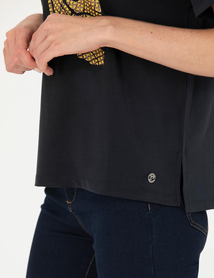 Antrasit Comfort Fit Tişört