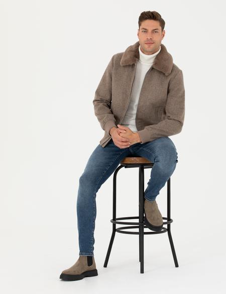 Bej Kaşe Mont - 50278470018