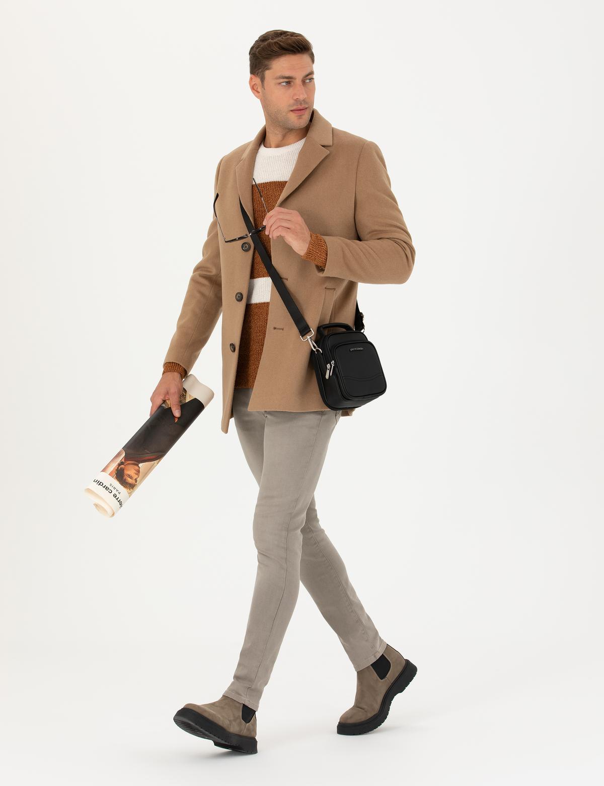 Erkek Siyah Askılı El Çantası