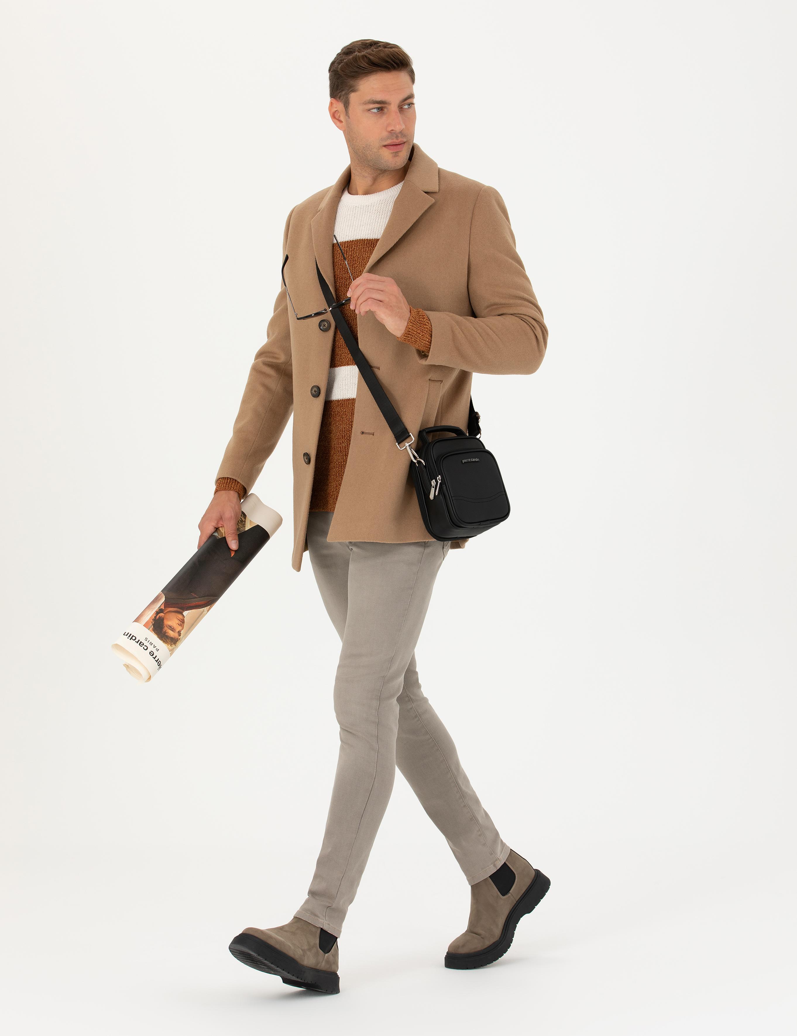 Erkek Siyah Askılı El Çantası